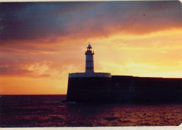 Photo:West lighthouse 1983