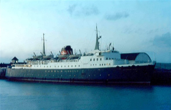 Photo:Caledonian Princess - built 1961 3,600 Gross Tons for Stranraer to Larne service
