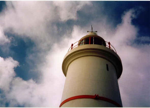 Photo:Lighthouse up close