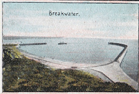 Photo:Breakwater from Fort c1900