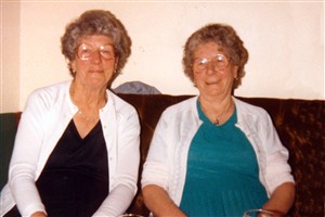 Photo:Daisy Wilkinson & Elsie Walton 1980s