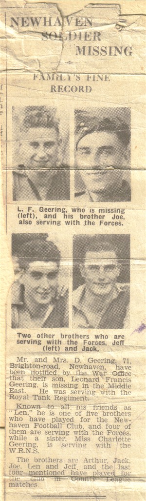 Photo: Illustrative image for the 'GEERING BROTHERS NEWSPAPER CUTTING' page