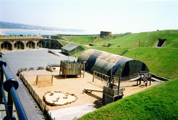 Photo:Childrens play area - 1990