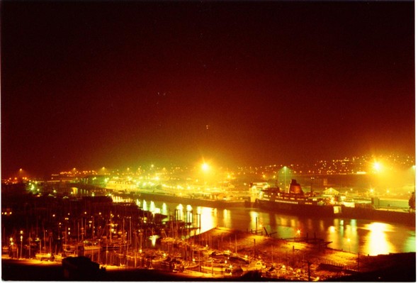 Photo:Harbour at night (3) 1983