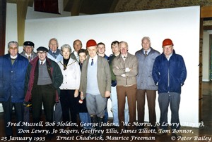 Photo:Local dignitaries & others visit the tunnel 25 January 1993