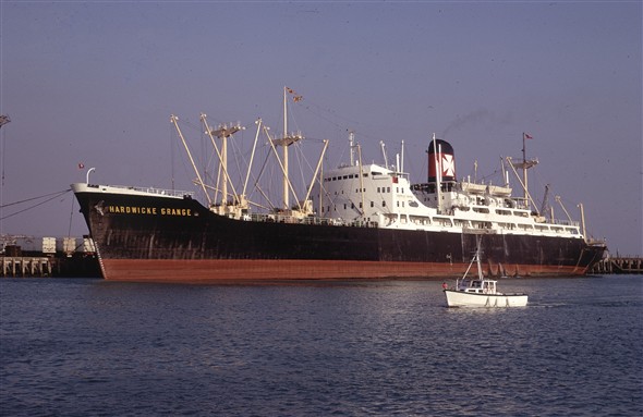 Photo:Shame we don't see any of the large cargo ships anymore.