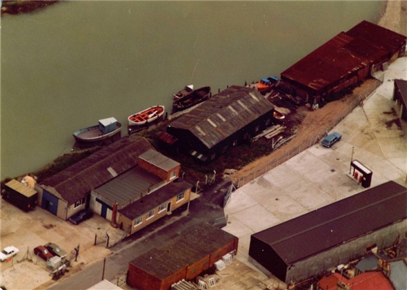 Photo:R Lower and Son's Boatyard - c1980