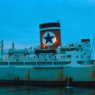 Photo:Blue Star Line - Rockhampton Star unusually looking in need of some attention to her hull built 1958 9,920 gross tons