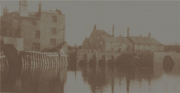 Photo:Mill from the creek - 1880
