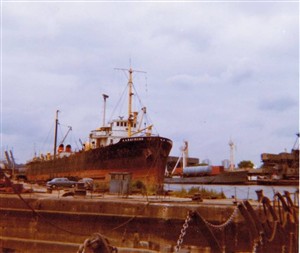 Photo:A A Raymond at Bilbao for scrapping in July 1971