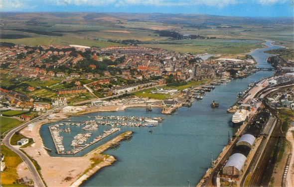 Photo:Aerial View of Newhaven Harbour