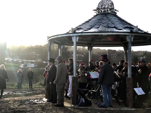 Photo: Illustrative image for the 'NEW BANDSTAND IN USE' page