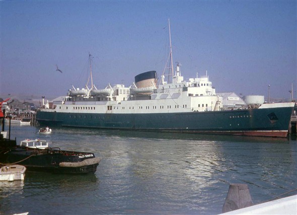 Photo:Brighton (VI) - 1950, our last British passenger steamer. Perhaps the most handsome of all of them? Seen herelaid up at the Railway Quay at the end of the 1966 season.