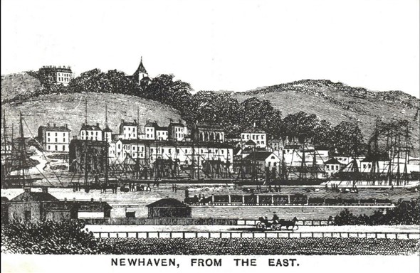 Photo:Looking from the east c 1855