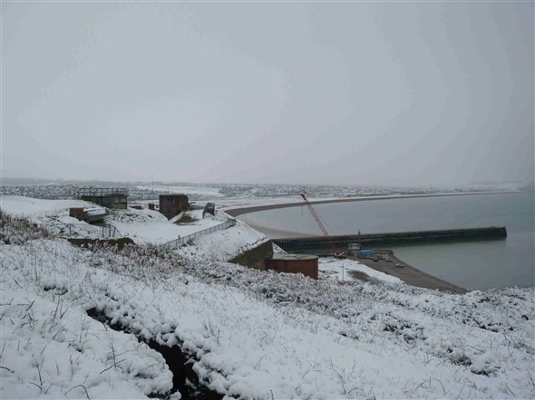 Photo: Illustrative image for the 'NEWHAVEN FORT IN THE SNOW' page