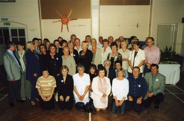 Photo:School reunion at the Hillcrest Community Centre (also our old school)