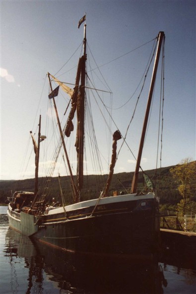 Photo:August 1984. This time at the locks, Fort  Augustus in Scotland.