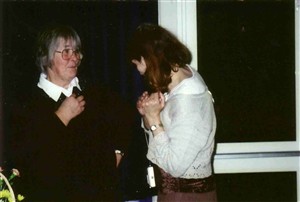 Photo:Jill Luckhurst founder of the Playgroup November 2007 (on the left)