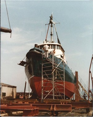 Photo:1970's. Refit at Everards, Greenhithe.