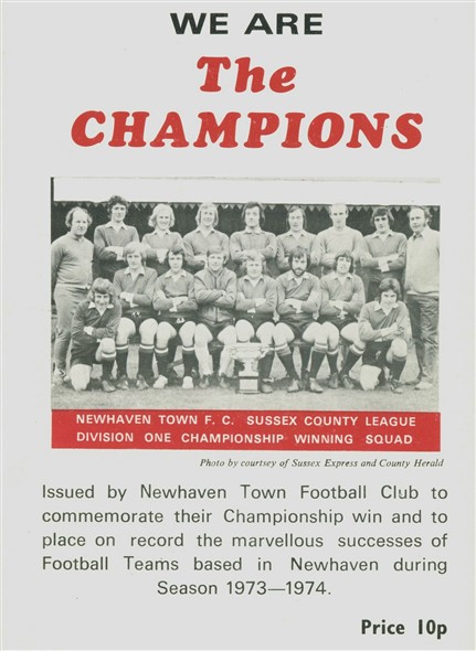 Photo:Commemorative cover for the 1973/74 season
