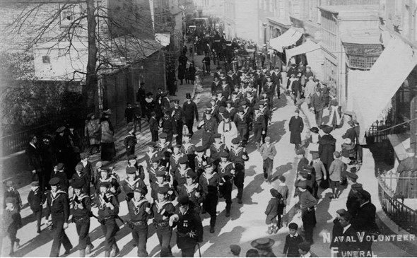 Photo:Funeral Procession 1909