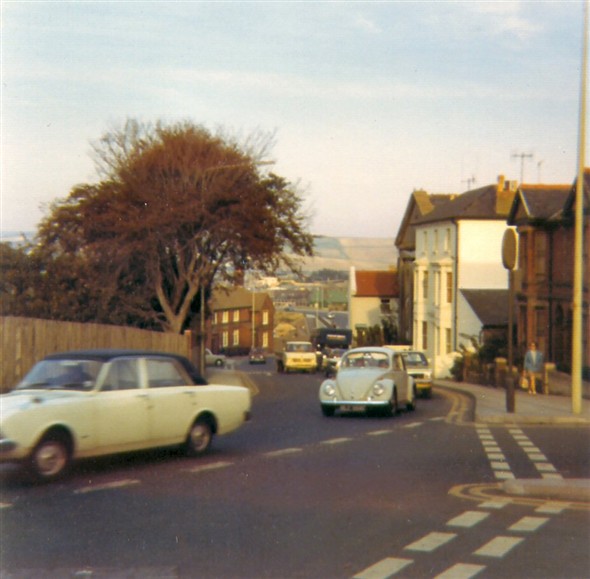 Photo:Southway, taken from outside the Elim Church