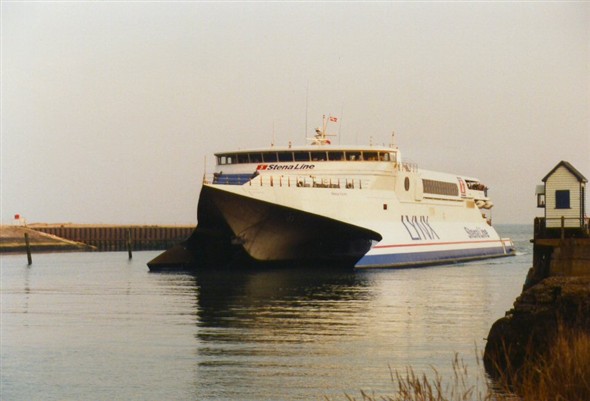 Photo:Our first fast ferry, Stena Lynx