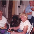 Photo:Seniors enjoying their tea (Dora Hills and Marie Flowers)